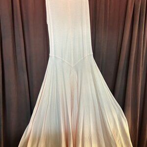 Generra brand, peach/light orange halter sundress; size S